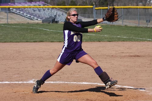 Bethel's Paige Cooper pitched in a losing effort against the visiting Martin Methodist Lady RedHawks.